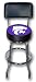 Kansas State Backrest Bar Stool Stools - NCAA Team