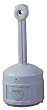 Justrite 26800 Cease-Fire Gray Cigarette Butt Receptacle