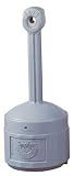 Justrite 26800 Cease-Fire Gray Cigarette Butt Receptacle