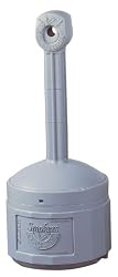 Justrite 26800 Cease-Fire Gray Cigarette Butt Receptacle