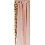 Baby Ella Pink Velvet Drapery Panels with Tassels by Glenna Jean