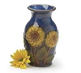 Lawn & Patio - Beautiful Porcelain 6H Sunflower Vase Beautiful Floral Vase