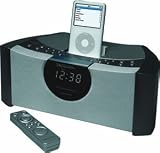 White SmartSet  Clock Radio With iPod  Dock