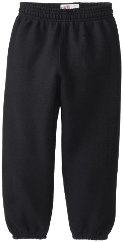Soffe Little Boys' Heavyweight Sweat Pant, Black, Medium
