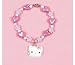 Hello Kitty Little Girls Flower Charm Bracelet