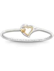 Engraved Bangle Bracelet: Heart Of Teaching by The Bradford Exchange