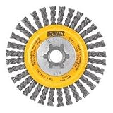 DEWALT DW49202  6-1/2-Inch by 5/8-Inch-11 HP .020 Carbon Stringer Wire Wheel