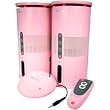 Cables Unlimited Audio Unlimited SPK-VELO-P Premium 900Mhz Wireless Indoor/Outdoor Speakers with Remote (Pink)