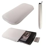 Slide-Etui Hülle Samsung S8500 Wave weiss