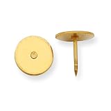 Brass Yellow Tie-Tac Component