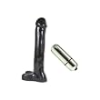 Doc Johnson Giant Dildo with Balls Black 16" X 2.5" Adult Sex Toy Kit