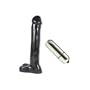 Doc Johnson Giant Dildo with Balls Black 16" X 2.5" Adult Sex Toy Kit