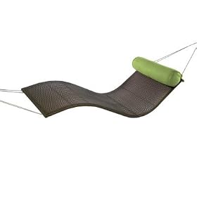 Outback Urban Balance Wave Hanging Chair with Pillow, Stripe by 