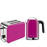 Kenwood K-mix Boutique 2slice Toaster Magenta TTM029 + 1.6L Kettle Magenta SJM049:
