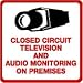 CCTV Warning Sign