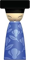 A di Alessi - "Queen Chin" Salt/ Pepper,Spice Grinder, Blue ASG80AZ