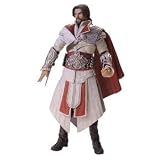NECA Assassins Creed Brotherhood Exclusive Action Figure Master Assassin Ezio UNhooded IVORY Version