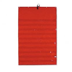 Carson-Dellosa Publishing CD-5649 Original Pocket Chart, 34 x52, 10 Rows of Pockets, Red