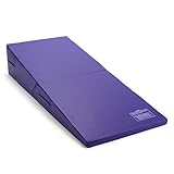Purple Folding Incline Gymnastics Mat Training Foam Triangle Gym Tumbling Wedge