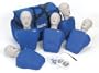 CPR Prompt (5 Pack) BLUE Adult/Child Manikins w/50 Lung Bags, Nylon Carry Case & Tool - LF06100U