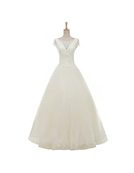 Organza/Tulle Cap Sleeves Beaded Lace-Up Sequined Applique 2015 Scoop Neck  Dress With a Sash 