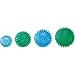 Reflexball Massageball blau-transparent, ø 6 cm