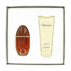 Secret Obsession by Calvin Klein for Women, Set (Eau De Parfum Spray 1.7 Ounce, Lotion 3.4 Ounce)