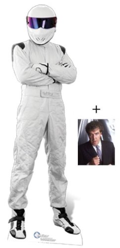Fan Pack - The Stig - LIFESIZE CARDBOARD CUTOUT / STANDEE / STANDUP (Height 182cm) - Official BBC Top Gear - INCLUDES 8x10" (25x20cm) STAR PHOTO - FAN PACK #48