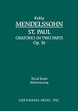 St. Paul, Op. 36 - Vocal score