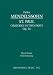 St. Paul, Op. 36 - Vocal score width=
