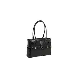 WILLOW SPRINGS 96565 (Black) Leather Ladies' Briefcase
