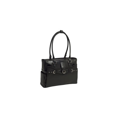 McKleinUSA WILLOW SPRINGS 96565 Black Leather Ladies' Briefcase McKleinUSA WILLOW SPRINGS 96565 Black Leather Ladies' Briefcase