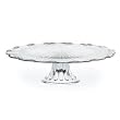 Large Vine Pressed Pedestal Cake Plate