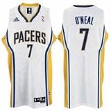Jermaine O'Neal Indiana Pacers #7 Swingman Adidas NBA Basketball Jersey (White)