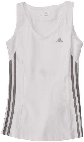 adidas Damen Trainings Tank-Top CL C, white/black silver met.s15, 44 Preisvergleich