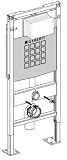 Duravit 111335001 Geberit In-Wall Carrier for Wall Mounted Toilets