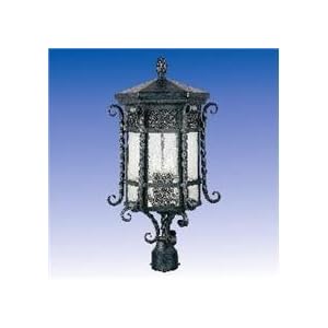 Maxim Lighting 30120CDCF - Scottsdale 3 Light Outdoor Post Lantern - 30120CDCF by Maxim Lighting