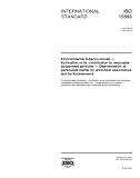 ISO 15593:2001, Environmental tobacco smoke -- Estimation of its contribution to respirable suspended particles -- Determination of particulate matter by ultraviolet absorbance and by fluorescence