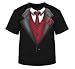 Red Tuxedo T-Shirt