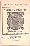 The eighteen-nineties : [catalogue of] a literary exhibition, September 4-21 1973