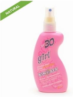 KINeSYS Spray Sunscreen, Girl Vanilla-Green Tea Scent(SPF 30)4 fl oz