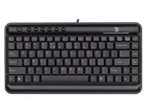 A4Tech Mini X-Slim Keyboard KL-5-1 - Black Keyboard - USB