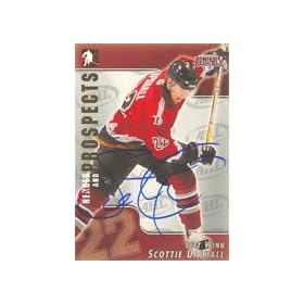 Scottie Upshall, Milwaukee Admirals - AHL, 2004 In The Game Heroes and Prospects Autographed Card