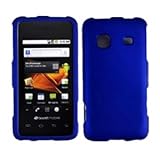 Boost Samsung Galaxy Prevail M820 Accessory - Blue Protective Hard Case Cov ....