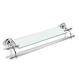 Nameeks EL33-08 Inch Shelf Towel Bar, Chrome