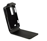 QUNGOTECH FLIP PU LEDERTASCHE ETUI CASE SCHWARZ FÜR LG OPTIMUS 3D P920