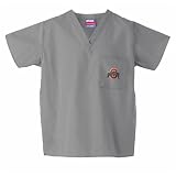 Ohio State Buckeyes NCAA Classic Scrub 1 Pocket Top (Gray)