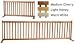 20 Free-Standing Dog Gate (Warm White)