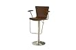 Baxton Studio Elisabetta Bar Stool, Dark Brown