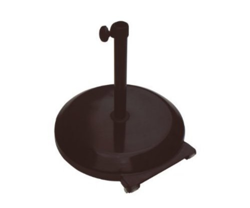 California Umbrella Steel Umbrella Base with Wheels, Bronze
